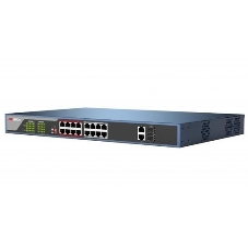 Неуправляемый PoE коммутатор DS-3E0318P-E/M (C) 16 портов RJ45 100M PoE бюджет 130 Вт