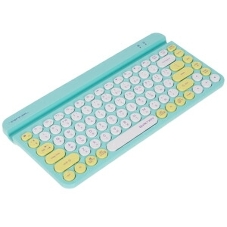 Клавиатура беспроводная A4Tech Fstyler FBK30, USB, Bluetooth/Радиоканал, зеленый