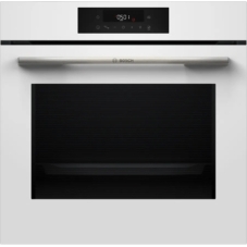 Духовой шкаф электрический Bosch HJG852YW0T Serie 6, 60 см, 66 л, белый,сенсорное управление, 8 режимов+AutoPilot 30(30 автоматических программ), LCD-дисплей, галогенное освещение, самоочистка EcoClean,Soft Open and Soft Close door,телескопические направляющие на 2 уровнях