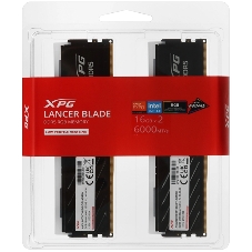 Оперативная память ADATA XPG Lancer Blade RGB, DDR5, 32GB (2x16GB), 6000 MHz, CL36, с радиатором, RGB, черный