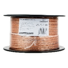 Акустический кабель Cablexpert CC-TC2x2,5-100M, прозрачный, 100 м, на катушке