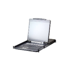 Переключатель KVM 16-портовый IP с ЖК-дисплеем Slideaway/ATEN SINGLE RAIL 16P PS/2-USB LCDKVMP 17INCH WIH IP
