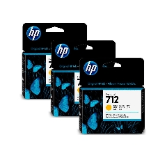 Картридж струйный HP 712 3ED79A желтый x3упак. (29мл) для HP DJ Т230/630