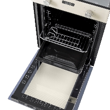 Шкаф духовой электрический Maunfeld EOEM516BG, 45 см, 51 л, бежевый, встраиваемый