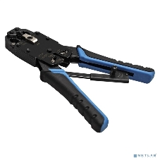 Инструмент ExeGate EX293155RUS EX-T2008R для обжима RJ-45, RJ-11/12 с храповым механизмом (прямой ход обжимки)