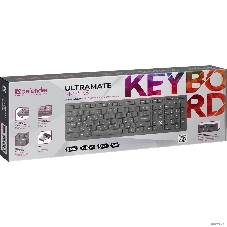 Клавиатура беспроводная Defender ULTRAMATE SM-535 RU USB, радиоканал, черный
