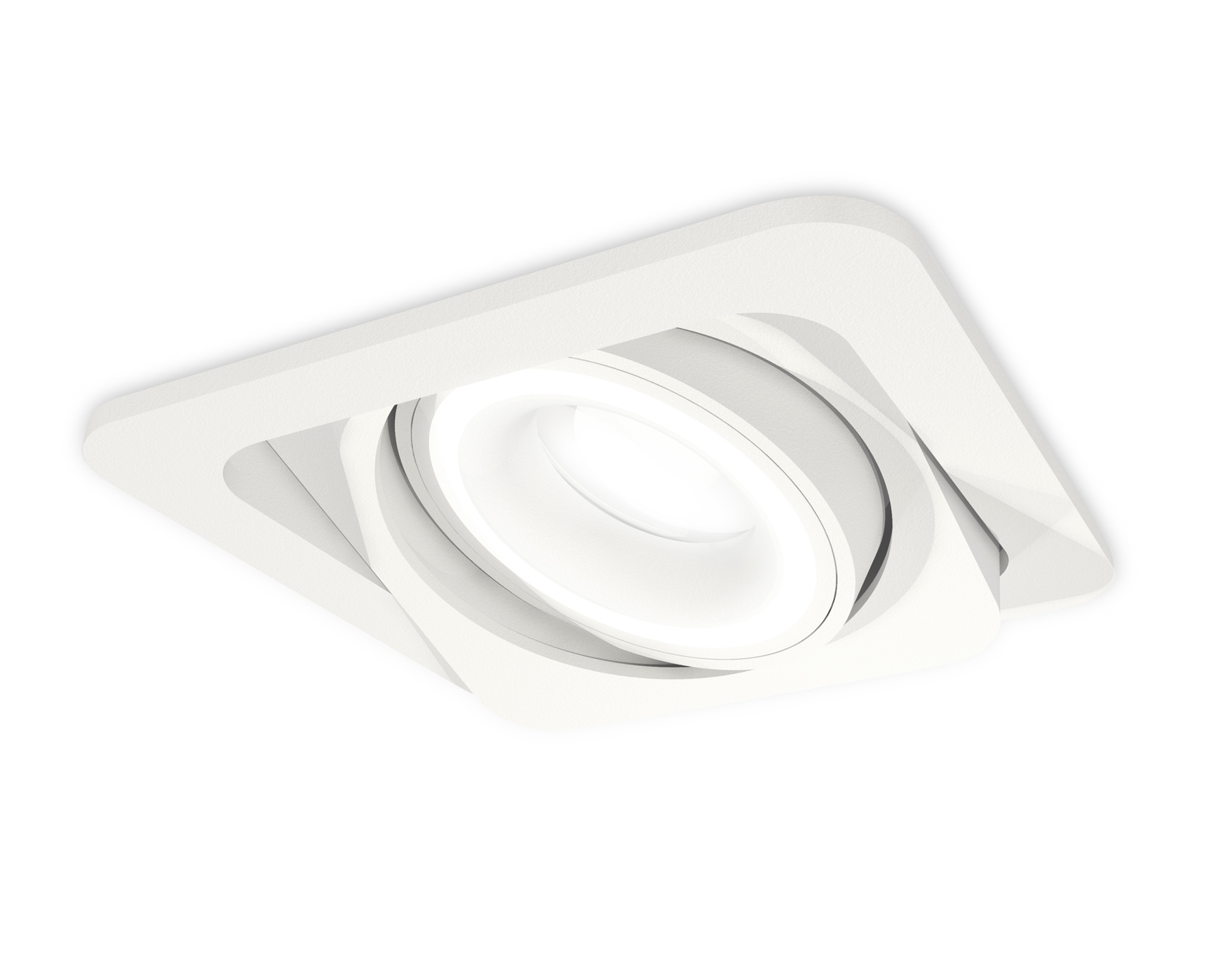 Комплект встраиваемого поворотного светильника Ambrella light XC7658080 SWH/FR белый песок/белый матовый MR16 GU5.3 (C7658, N7110)