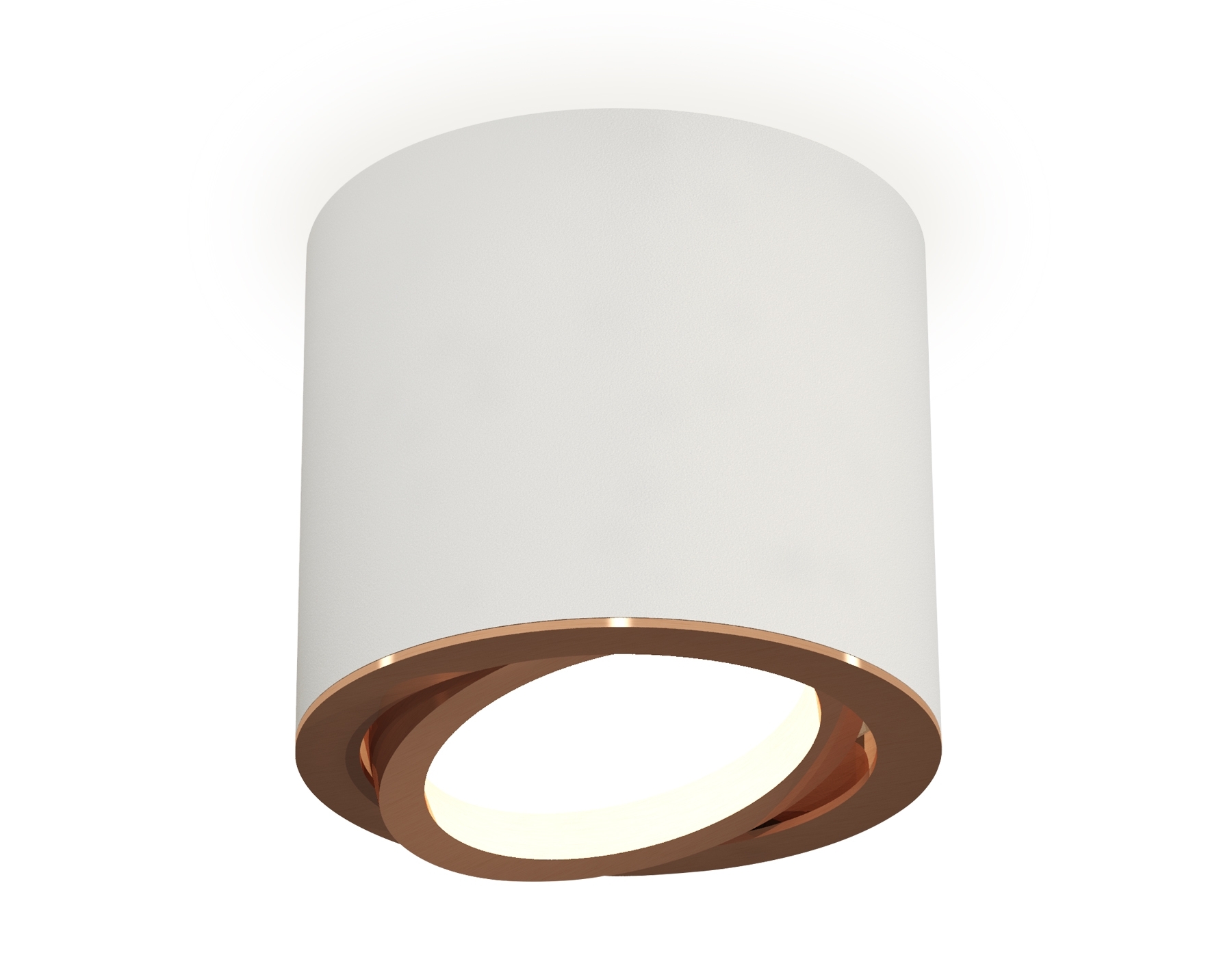 Светильник Ambrella Light XS7401005 SWH/PPG белый песок/золото розовое полированное MR16 GU5.3 (C7401, N7005)