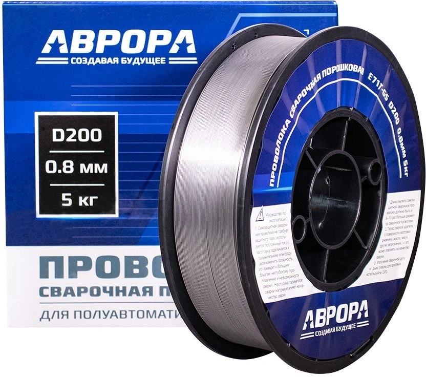 Проволока свар. Aurora E71T-GS D0.8мм 5000гр (39778)