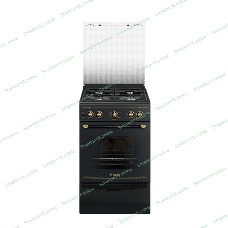 Плита газовая Gefest ПГ 5100-02 0187 черный, конфорок 4 шт, духовка 52 л, 50 см x 85 см x 58.5 см