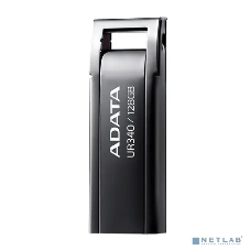 Флешка USB ADATA UR340 (AROY-UR340-128GbK), 128Gb, USB 3.2, R/W 100/30, черный