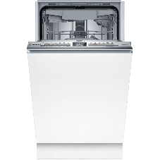 Встраиваемая посудомоечная машина Bosch SPV4EMX10E, серебристый, 44.8 см, 10 компл., 44 дБ, класс C
