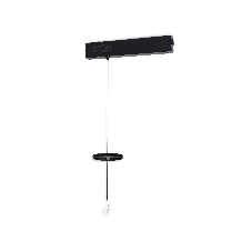 Крепеж трековый подвесной для корпуса DIY D85mm 240*42*25 H1500 BK черный