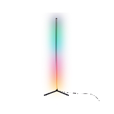 Светильник Ambrella light FL8027 BK черный LED 20W RGB D32*1650 (ПДУ РАДИО 2.4G)