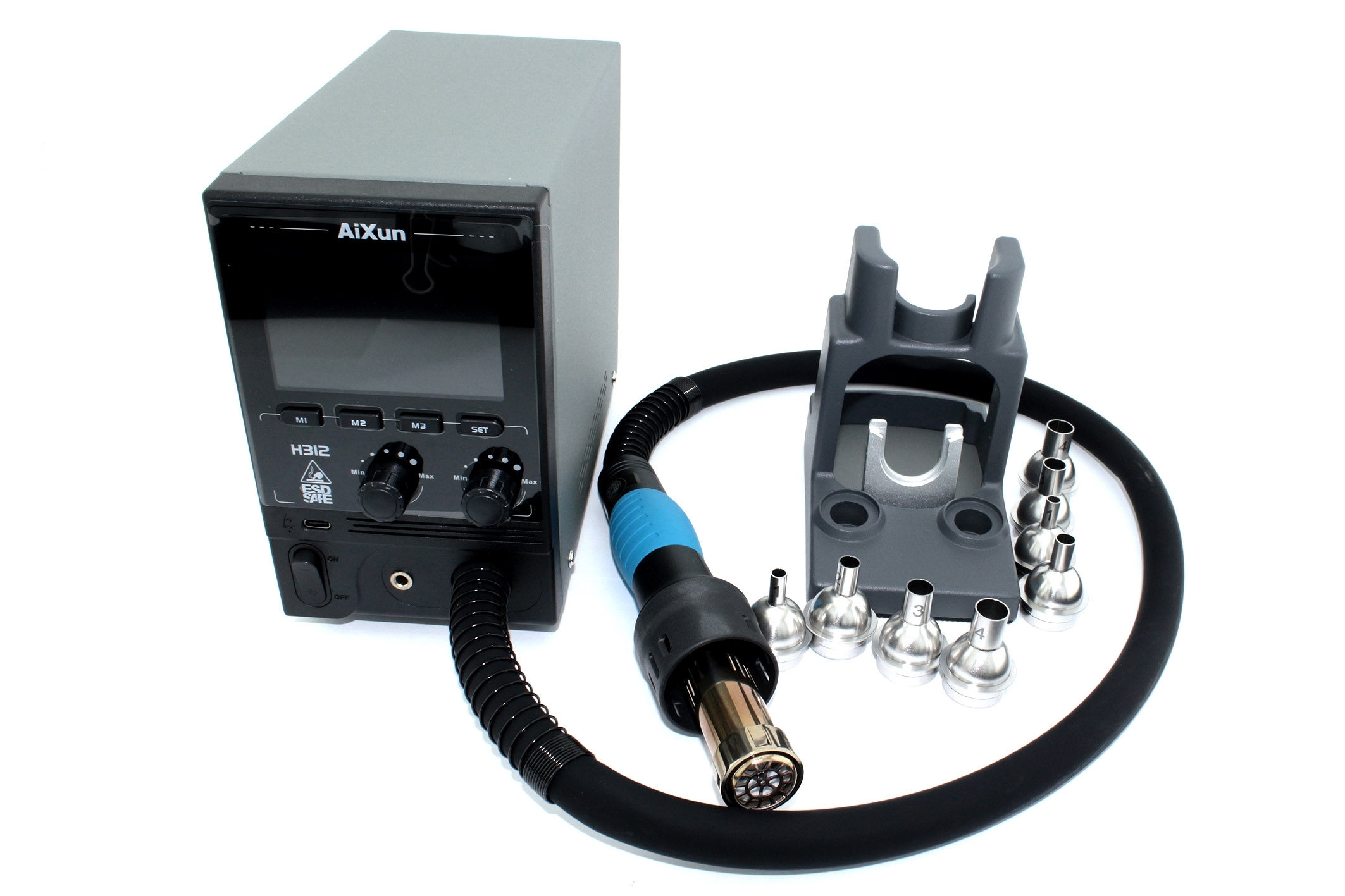 Термовоздушная паяльная станция Aixun H312 (дисплей, 1400W, 100-450°C)