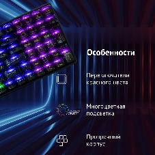 Клавиатура Oklick 915GK проводная, USB Type-A, чёрный