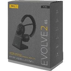 Гарнитура Jabra Evolve2 65 чёрный, беспроводная, Bluetooth, до 37 ч
