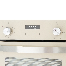 Шкаф духовой электрический Maunfeld EOEM516BG, 45 см, 51 л, бежевый, встраиваемый