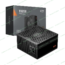 Блок питания PCCOOLER, 850W 80 PLUS Bronze, (ATX, ATX 3.1, PCIe 5.1 450W, Non-modular, 1x24(20+4)pin 550мм, 2xCPU 8(4+4)pin 650мм, 2xPCIe*2 8(6+2)pin 500+150мм, 1x12V(2x6) 12+4pin 500мм, 2xSATA*3+MOLEX4pin*1 450+150+150+150мм, Active, 135x135mm, 150x150x86mm, APFC, OVP, UVP, OCP, SCP, OTP, OPP, SPD)
