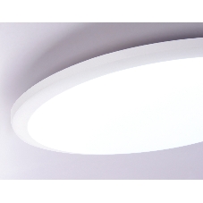 Потолочный светодиодный светильник Ambrella light FZ1231 WH белый IP44 42W 6400К D370*55 (Без ПДУ)