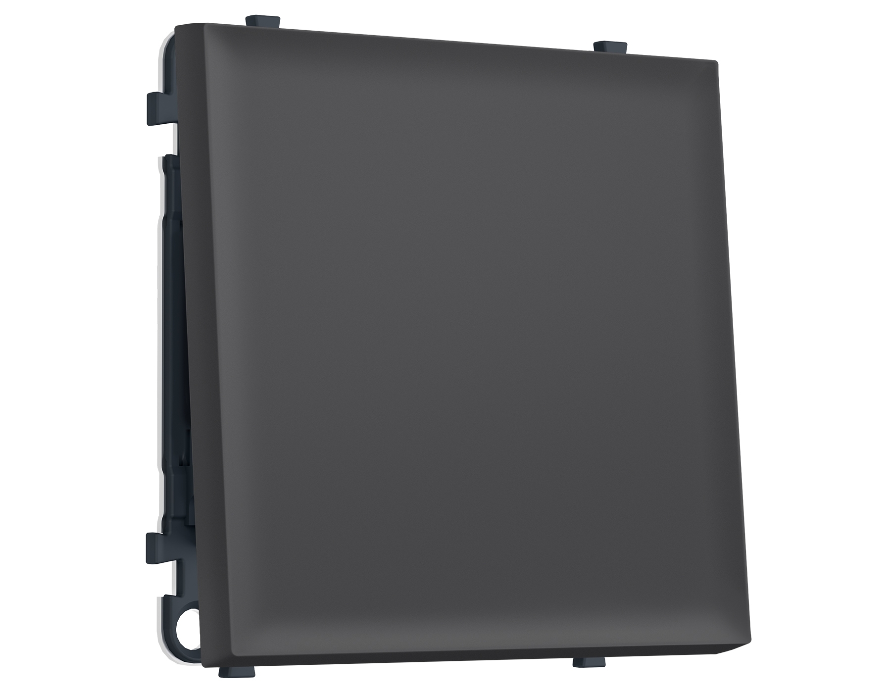 MS901010 Комплект механизма 1-кл выключателя SIGMA Графит Мягкое касание 10A-250V QUANT PRO (SP9010, PR101)