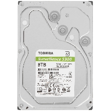 Жесткий диск HDD Toshiba S300 AI 8Tb 7200rpm SATA III 512Mb 3.5