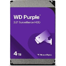 Жесткий диск HDD WD Purple 4Tb 5400rpm SATA 256Mb 3.5