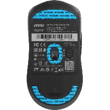 Мышь беспроводная/проводная MSI VERSA 300 черный, 8000 dpi, радиоканал, Bluetooth, USB, кнопки - 6