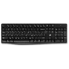 Комплект клавиатура+мышь Oklick S260W беспроводной, USB, 1600 DPI, чёрный