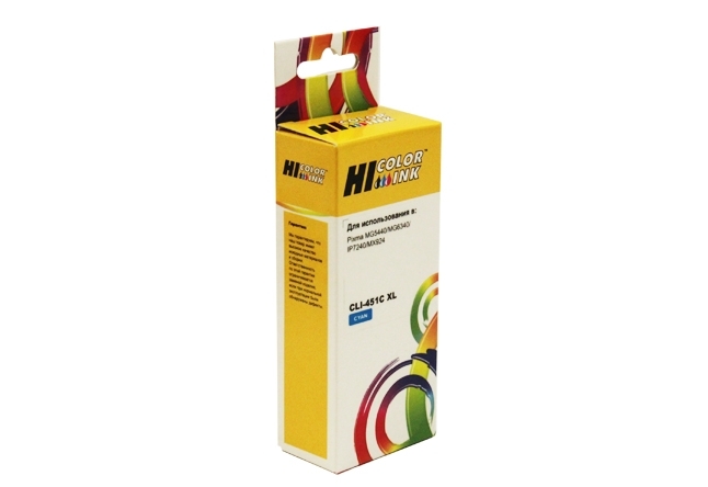 Картридж Canon PIXMA iP7240/MG6340/MG5440 (Hi-Black) CLI-451XLC, C    