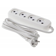 Сетевой удлинитель Buro BU-PSL4.3/W 3 м (4 розетки) белый (пакет ПЭ)