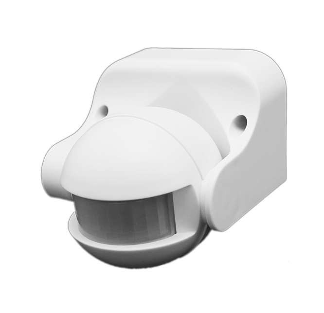Датчик движения JazzWay PMS-IR 009 1200Вт 180град. 12м IP44 WH