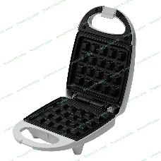 Вафельница Galaxy Line GL 2970, белый, с несъемными пластинами, 650 Вт