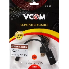 Кабель-переходник HDMI(F) +USB---> miniDP(M) 0.15m 4K*30Hz VCOM CG497-0.15