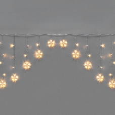 Гирлянда Neon-night Арка со звездами 2,5х1,2м, 136 LED, теплый белый, с контроллером 8 режимов, 230В