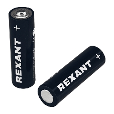 Батарейка алкалиновая Rexant AA/LR6 пальчиковая 1,5В блистер 2 шт.