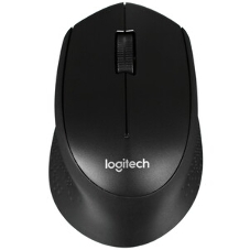 Мышь беспроводная Logitech M280 серый, 1000 dpi, радиоканал, USB, кнопки - 3