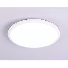 Потолочный светодиодный светильник Ambrella light FZ1231 WH белый IP44 42W 6400К D370*55 (Без ПДУ)