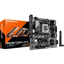 Материнская плата Gigabyte B840M DS3H WF6, AM5, AMD B840, 4xDDR5, 4xSATA, 2xM.2, 1xPCIe 4.0 x16, DisplayPort, HDMI, 1x2.5Gb LAN, USB Type-C, 3x3.5 мм, 7.1, microATX