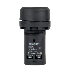 Кнопка SW2C-11 возвратная черная NO+NC EKF sw2c-11s EKF