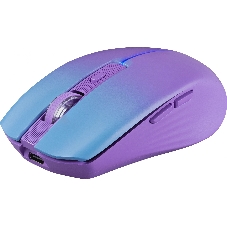 Мышь беспроводная Defender Mystery MM-301 фиолетовый, 1600 dpi, радиоканал, Bluetooth, USB, кнопки - 6