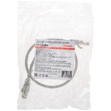 Патч-корд U/UTP Rexant cat.6, RJ45-RJ45, неэкранированный, 26AWG, LSZH, серый, 0.5 м