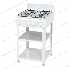 Плита газовая Flama AVG 1402 W белый,щиток, конфорок 4 шт, духовка 50 л, 50 см x 85 см x 58 см