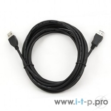 Кабель Gembird PRO USB 2.0 удлинительный 4.5м AM/AF позол. контакты, пакет