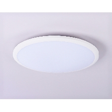 Потолочный светодиодный светильник Ambrella light FZ1231 WH белый IP44 42W 6400К D370*55 (Без ПДУ)