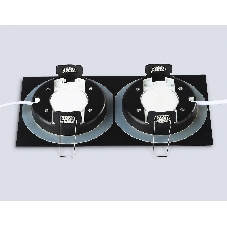 Светильник Ambrella light TN6743/2 BK черный IP44 GX53/2 210*110*57