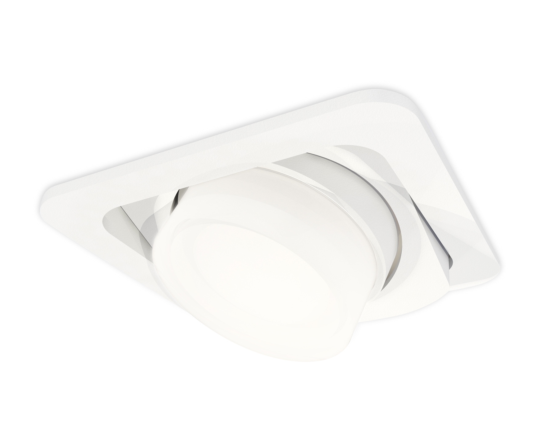 Комплект встраиваемого поворотного светильника Ambrella light XC7658083 SWH/FR/CL белый песок/белый матовый/прозрачный MR16 GU5.3 (C7658, N7160)