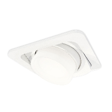 Комплект встраиваемого поворотного светильника Ambrella light XC7658083 SWH/FR/CL белый песок/белый матовый/прозрачный MR16 GU5.3 (C7658, N7160)