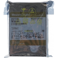 Жесткий диск HDD WD Gold 22Tb 7200rpm SATA 512Mb 3.5