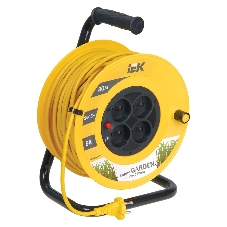 Катушка IEK WKP23-06-04-30, УК30 с т/з 4 места 2Р/30м 2х0,75 мм2 